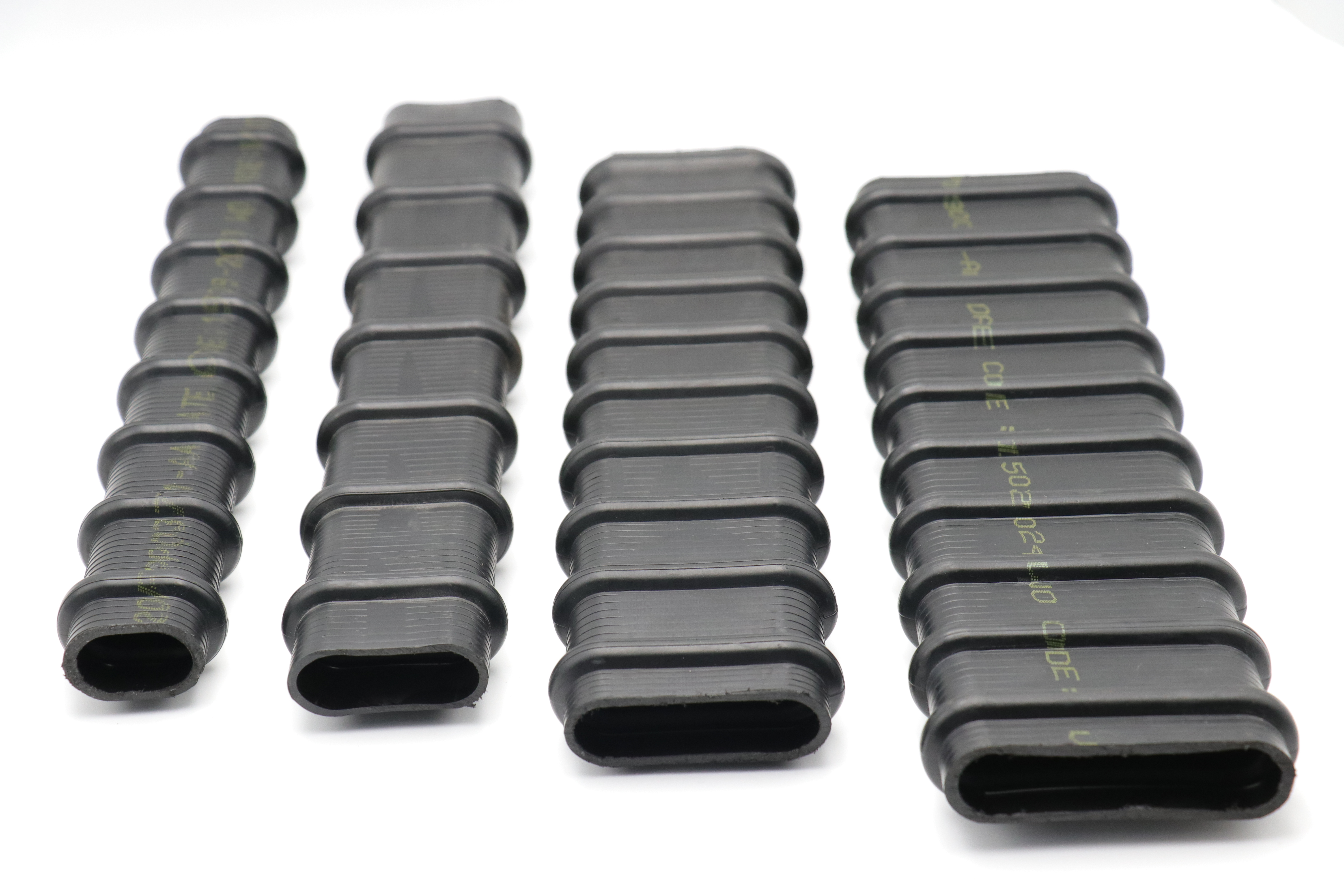 Close-up product photo of a post-tensioning flat duct