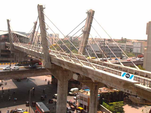 Mumbai Metro Stay Cable Bridge